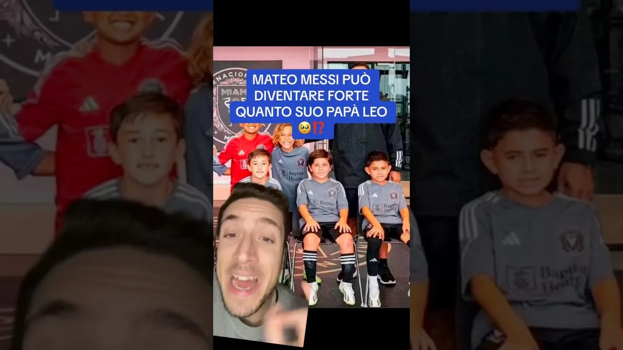 MATEO MESSI PUÒ DIVENTARE FORTE QUANTO SUO PAPÀ LEO