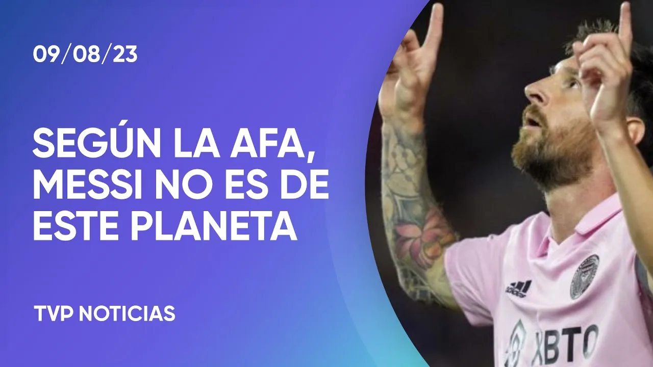 La AFA confirmó que Lionel Messi es de otro planeta