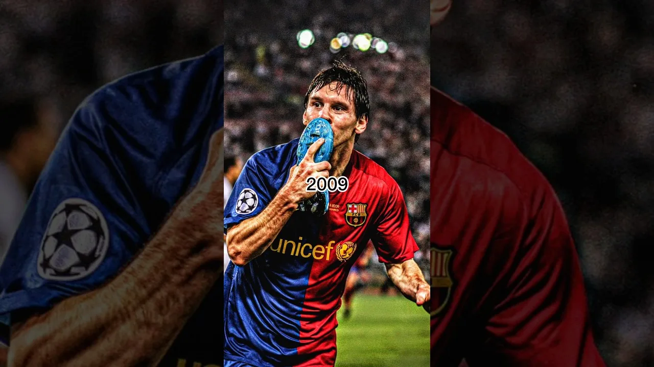 Évolution des buts de Lionel Messi 👽