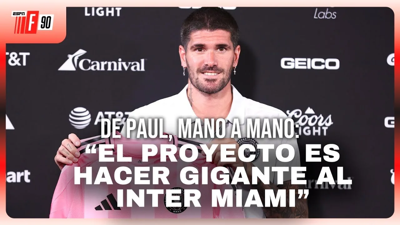 « Avec Leo Messi, nous donnerons de nombreuses joies à Inter Miami »: Rodri de Paul, main dans la main avec # ESPNF90