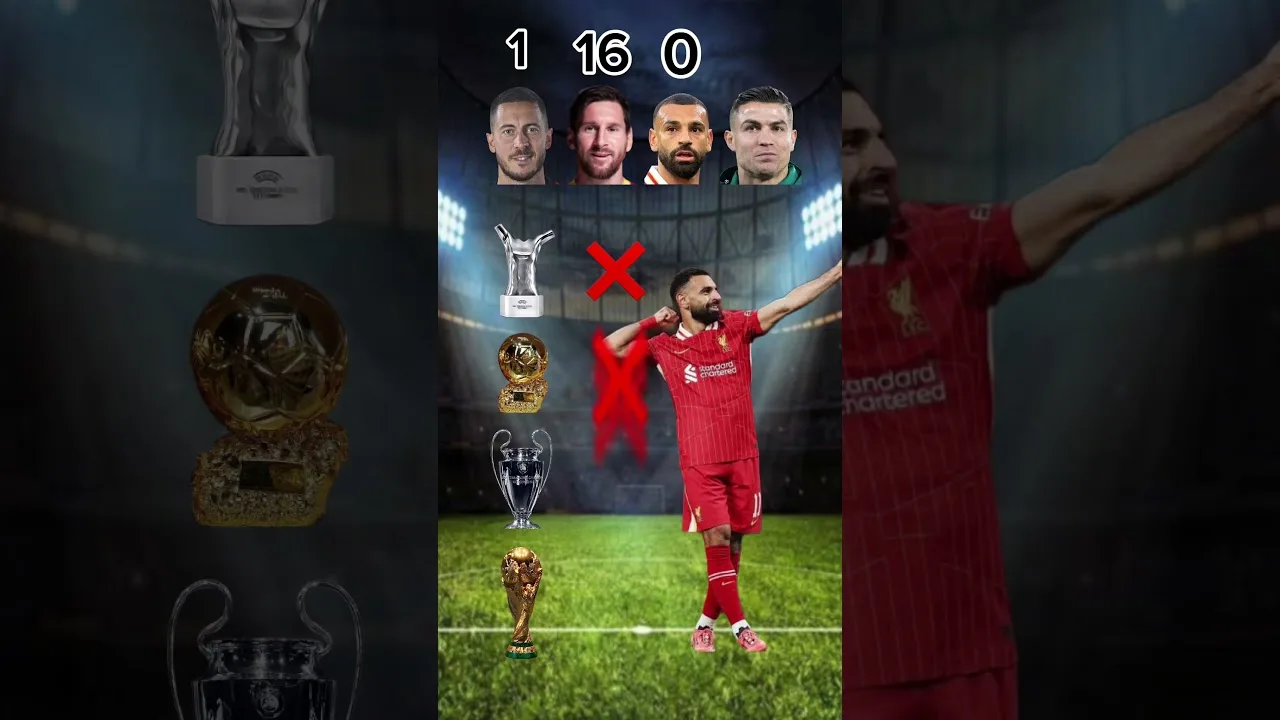 Comparasion – Eden Hazard, Leo Messi, Mo Salah, Cristiano Ronaldo🤯🤯 WHO IS BETTER⁉️⁉️ #messi