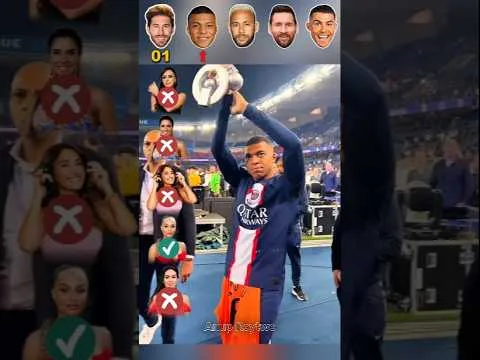 Sergio Ramos, Kylian Mbappe, Ronaldo, Neymar JR, Leo Messi 🤪🔥 #footballShorts #shorts