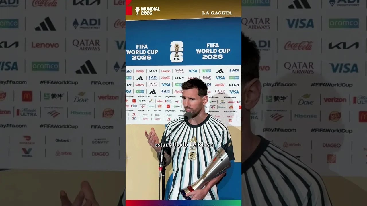 Conferencia de prensa de Lionel Messi después de la victoria ante Argelia