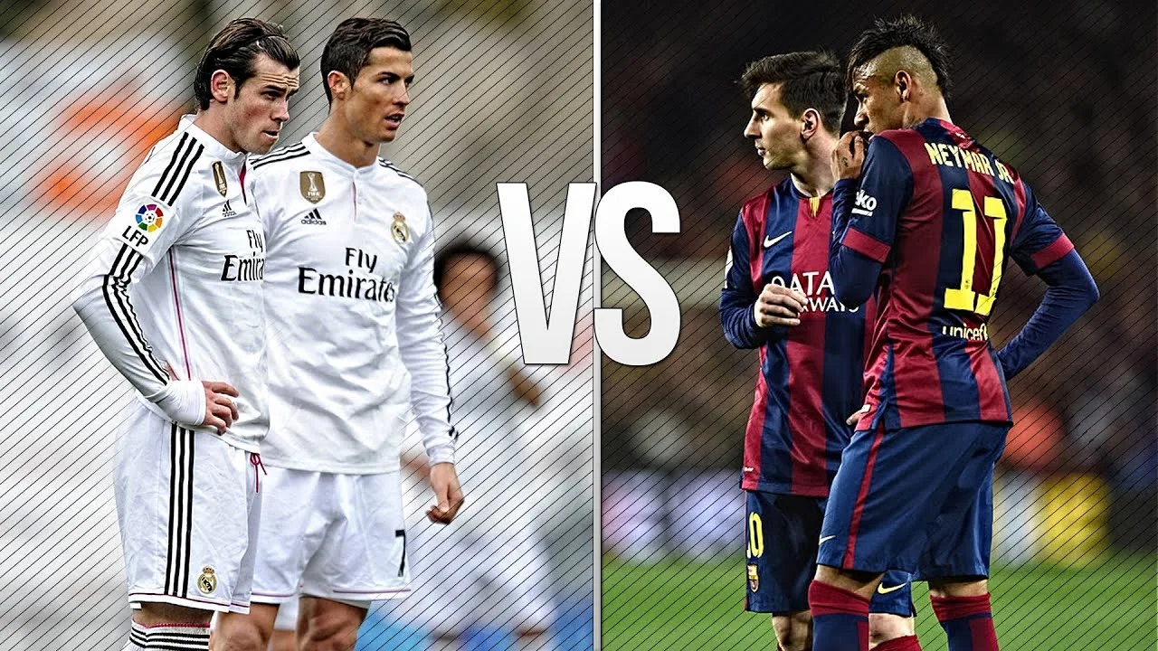 Lionel Messi & Neymar vs Ronaldo & Bale 2015 ●
