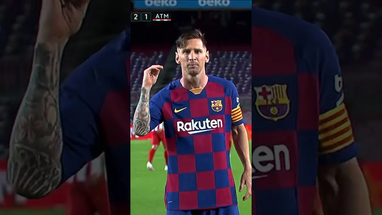 Messi skill Against Atletico Madrid  #Messi #leomessi