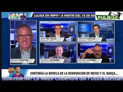 Reporte desde Barcelona Leo Messi SIGUE sin FIRMAR hay