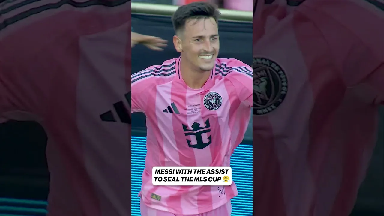 L’ASSISTANCE DE MESSI Scelle LA COUPE MLS 🏆 #MLS #Miami #Messi