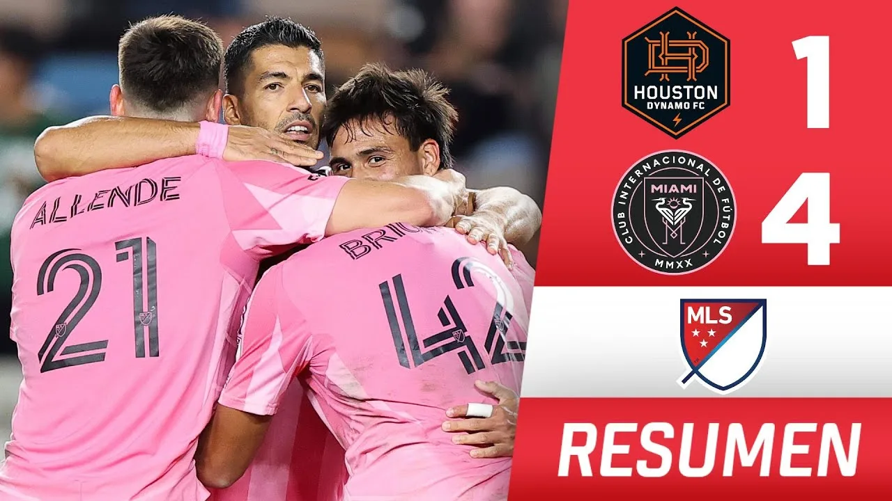 Avec l’objectif de Luis Suarez à Messi, Inter Miami a battu Houston Dynamo. SEGOVIA Double | MLS