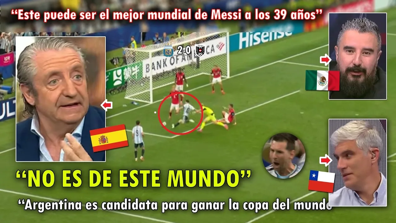 « C’EST COLOSSAL » LES JOURNALISTES ESPAGNOLS ET MONDIAUX SE RENDENT À MESSI après un DOUBLE avec l’ARGENTINE AUTRICHE