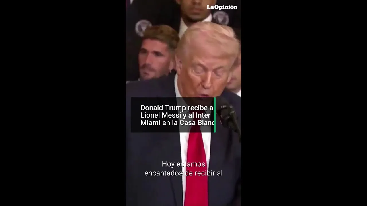 Donald Trump reçoit Lionel Messi et l’Inter Miami à la Maison Blanche/La Opinion