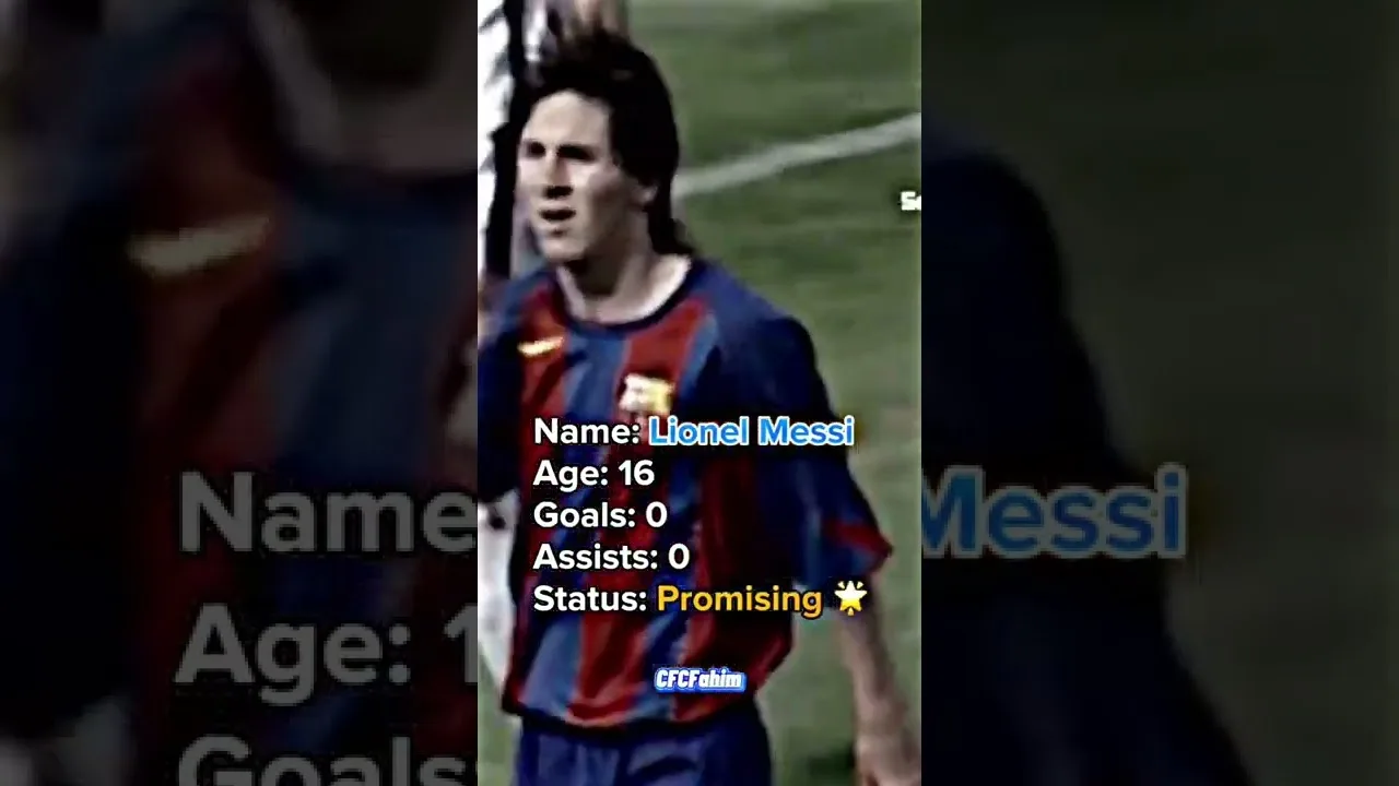 Lionel Messi before and now 🐐🤩