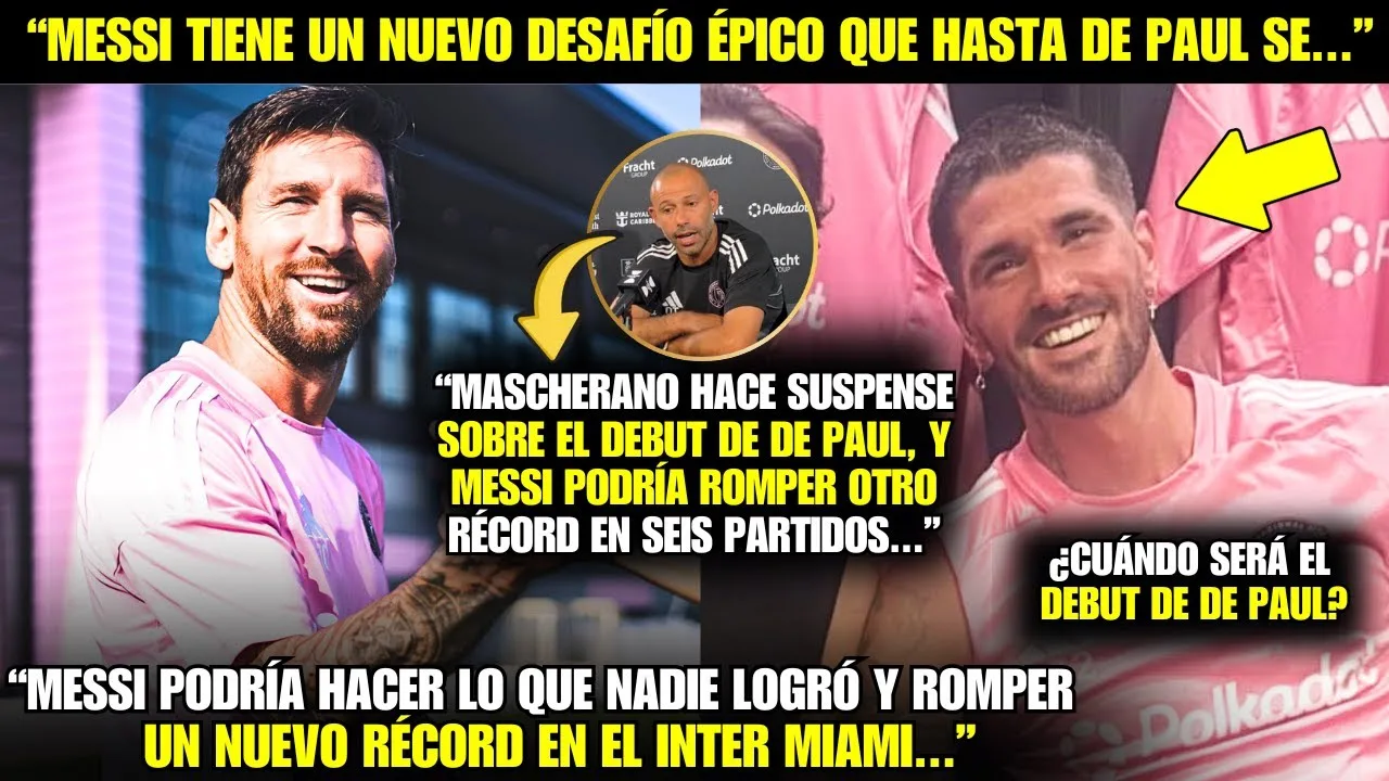 😱vaya! Regardez ce que Messi peut réaliser en seulement 6 matchs et battre un autre record historique!