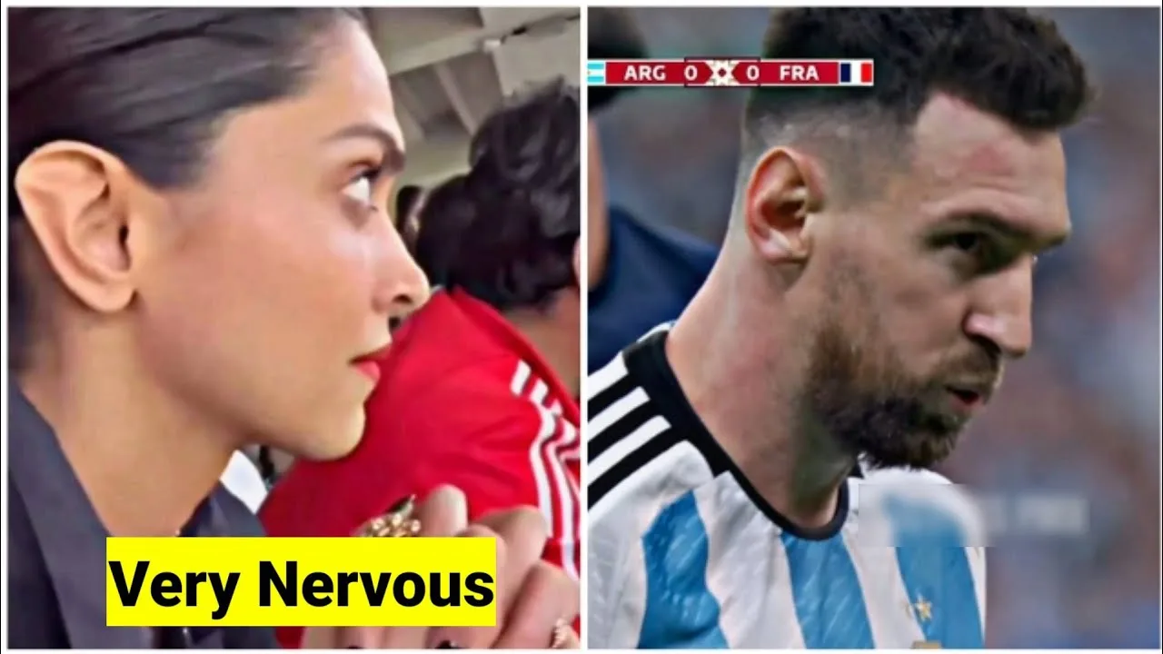 Deepika Padukone's reaction when Lionel Messi scored a