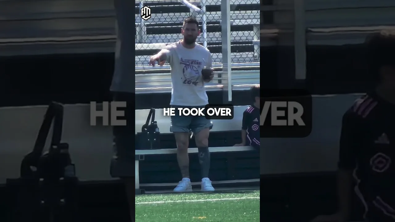 Lionel Messi Coaches Thiago Messi  #football #messi