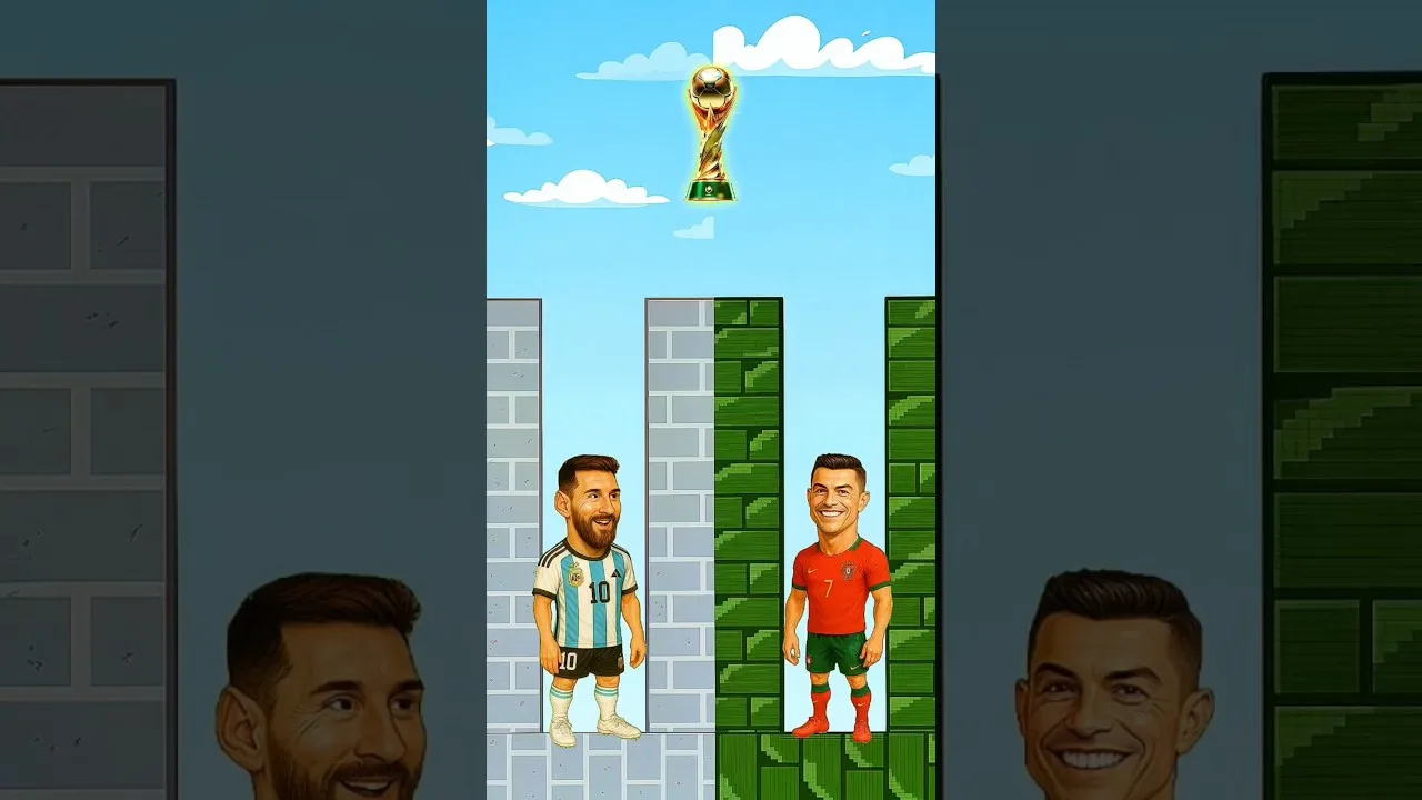 Ronaldo vs Messi – coupe du monde 2026 ⚽🏆🔥 #messi #cr7