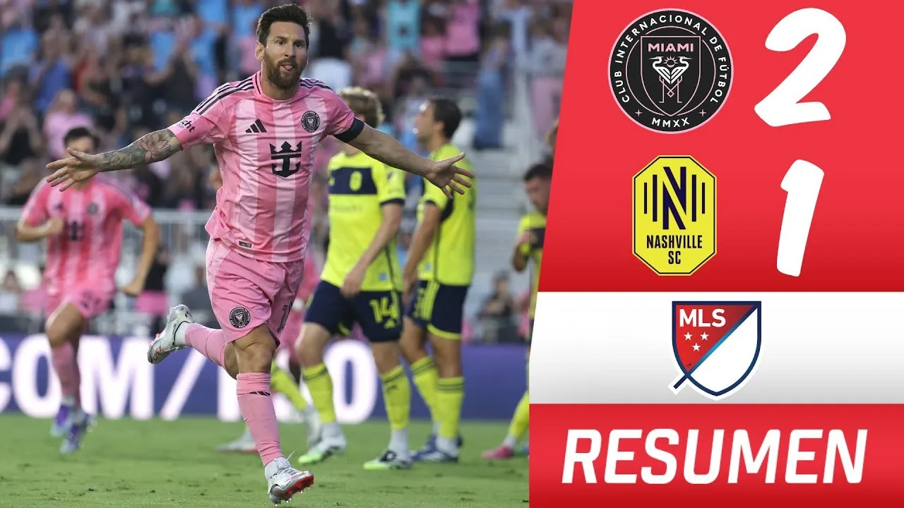 Lionel Messi l’a encore fait. Golazos, Doublete et Victoria pour Inter Miami contre Nashville SC | MLS