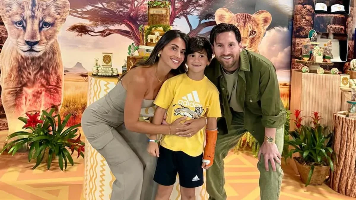Antonela Roccuzzo et Lionel Messi célèbrent l’anniversaire de leur fils Ciro avec une fête sur le thème du safari