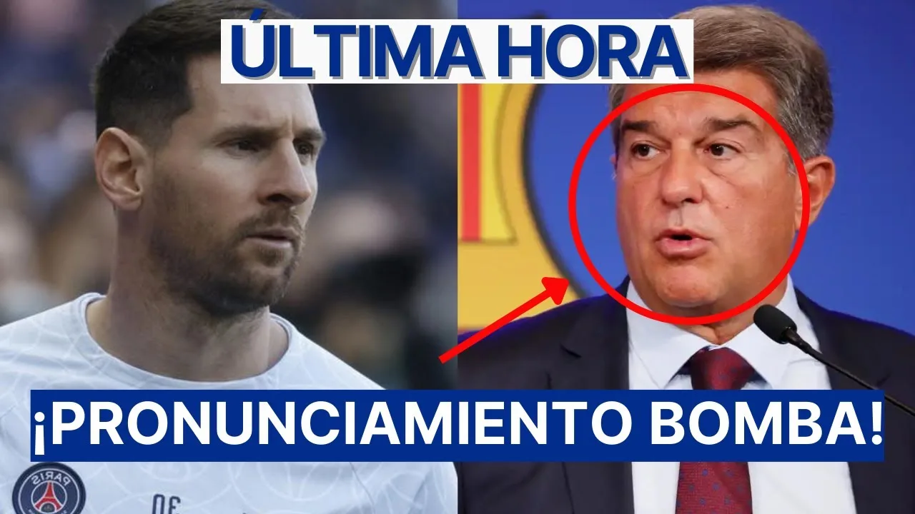 Lionel Messi SE PRONUNCIA TRÁS ATAQUE DE LAPORTA cerrandole