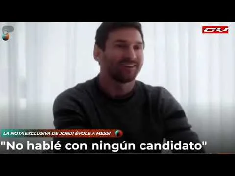 Entrevista Exclusiva Con Lionel Messi | CV Deportes