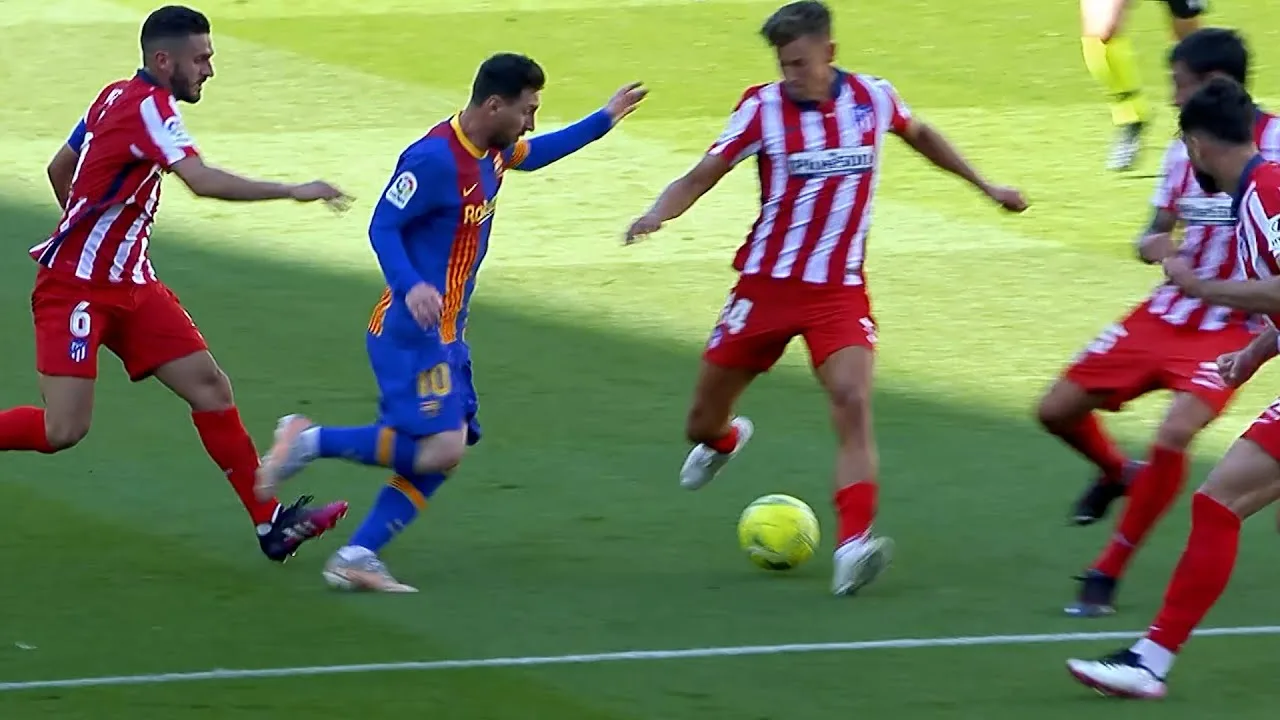 Lionel Messi Vs ATLETICO MADRID | 2021 1080i HD