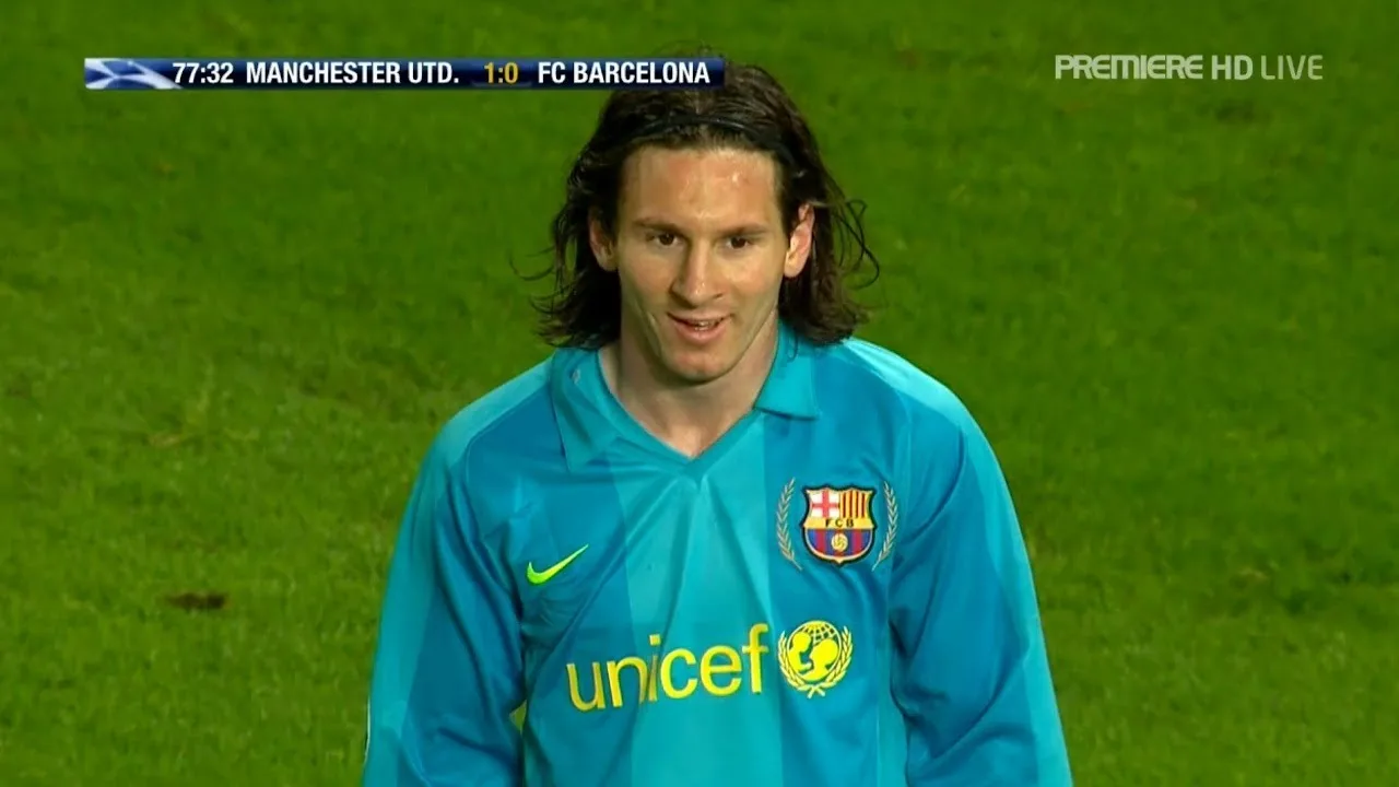 Lionel Messi vs Manchester United (UCL) (Away) 2007-08