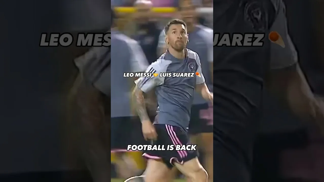 A moment for the history books Leo #Messi returns to play