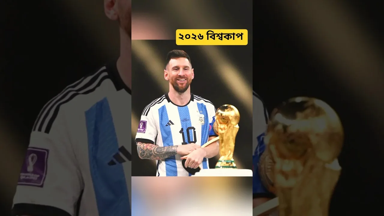 ২০২৬ বিশ্বকাপ কি 😱 জিতবে লিওনেল মেসি#football #argentina #messi #footballshorts