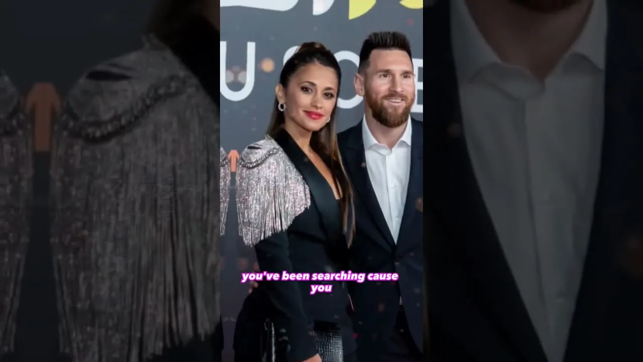 Lionel Messi with his wife Antonela Roccuzzo and kids