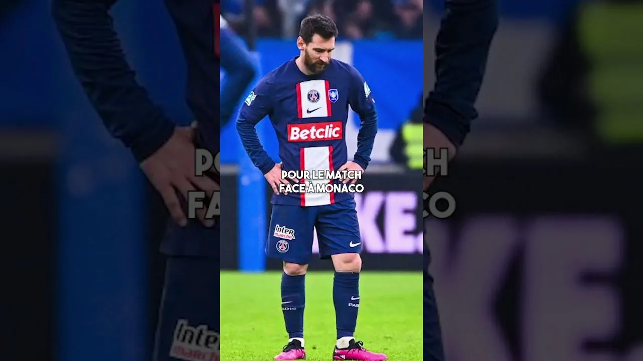 Lionel Messi est incertain pour le PSG – Bayern Munich 🤕