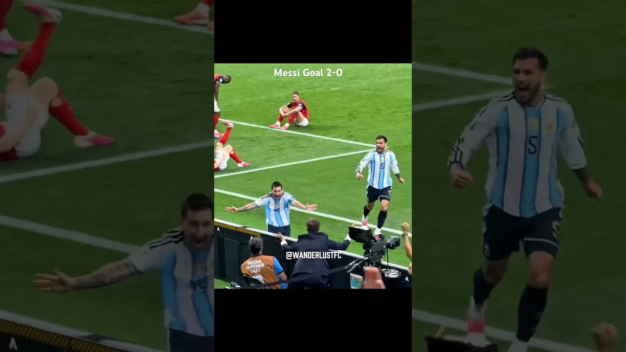 Leo Messi 2nd goal to seal the win vs. Austria 🇦🇹 6/22/26 #messi #argentina