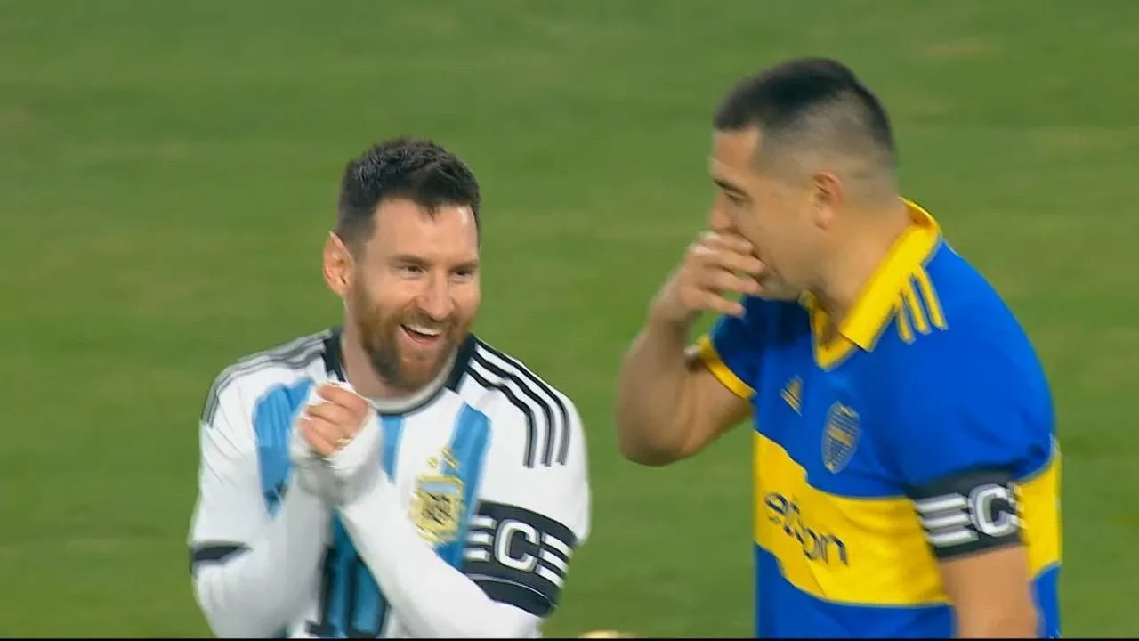 Lionel Messi Performance in Juan Román Riquelme Retirement