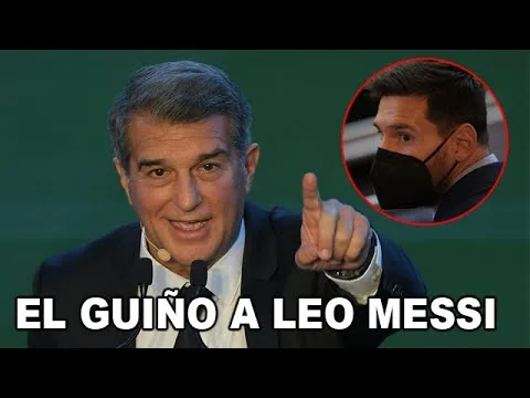 EL MENSAJE DE LAPORTA A LEO MESSI DURANTE SU INVESTIDURA