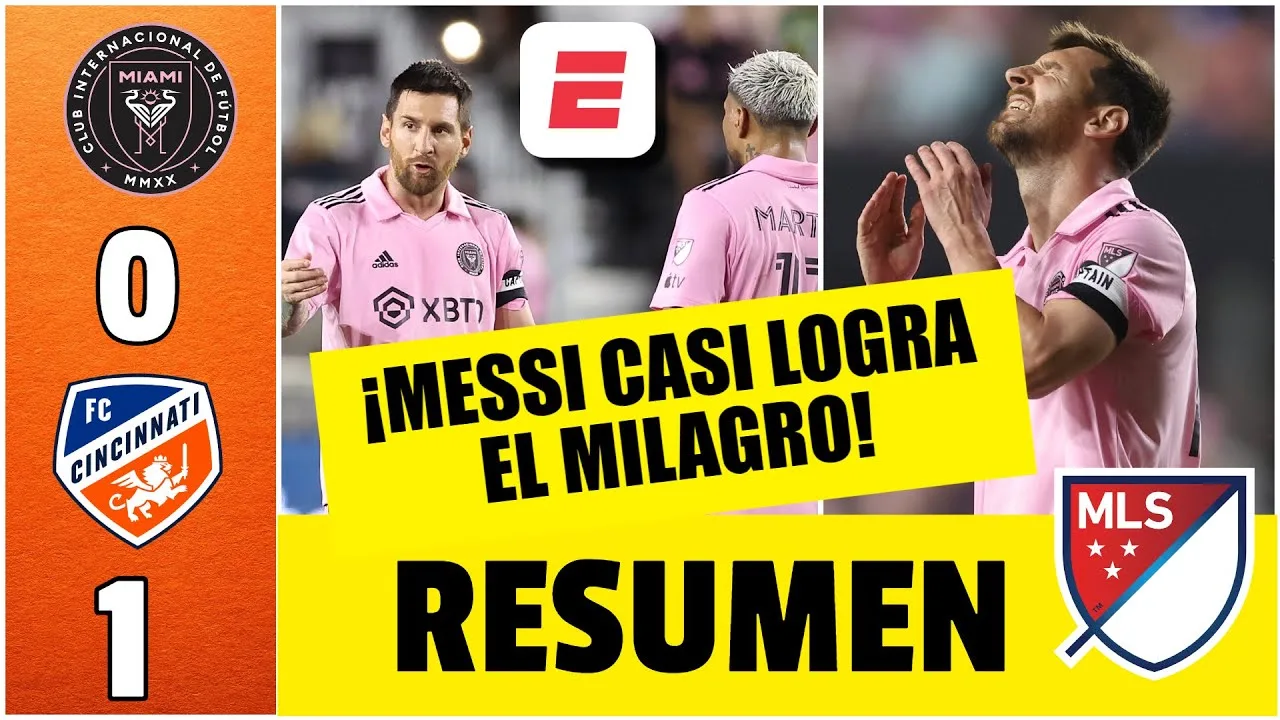 MESSI, ELIMINADO con el Inter Miami tras caer ante