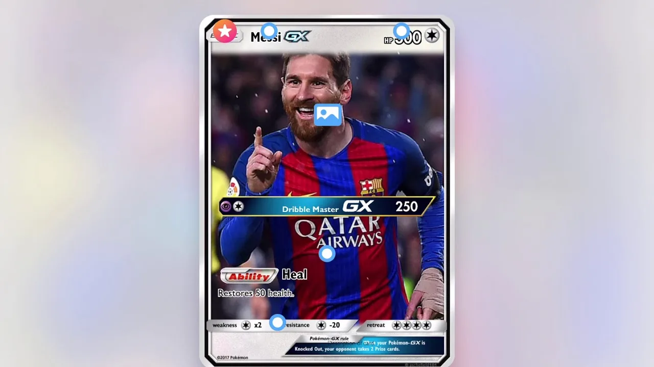 If Soccer Players were Pokemon Cards PT.1/ Leo Messi