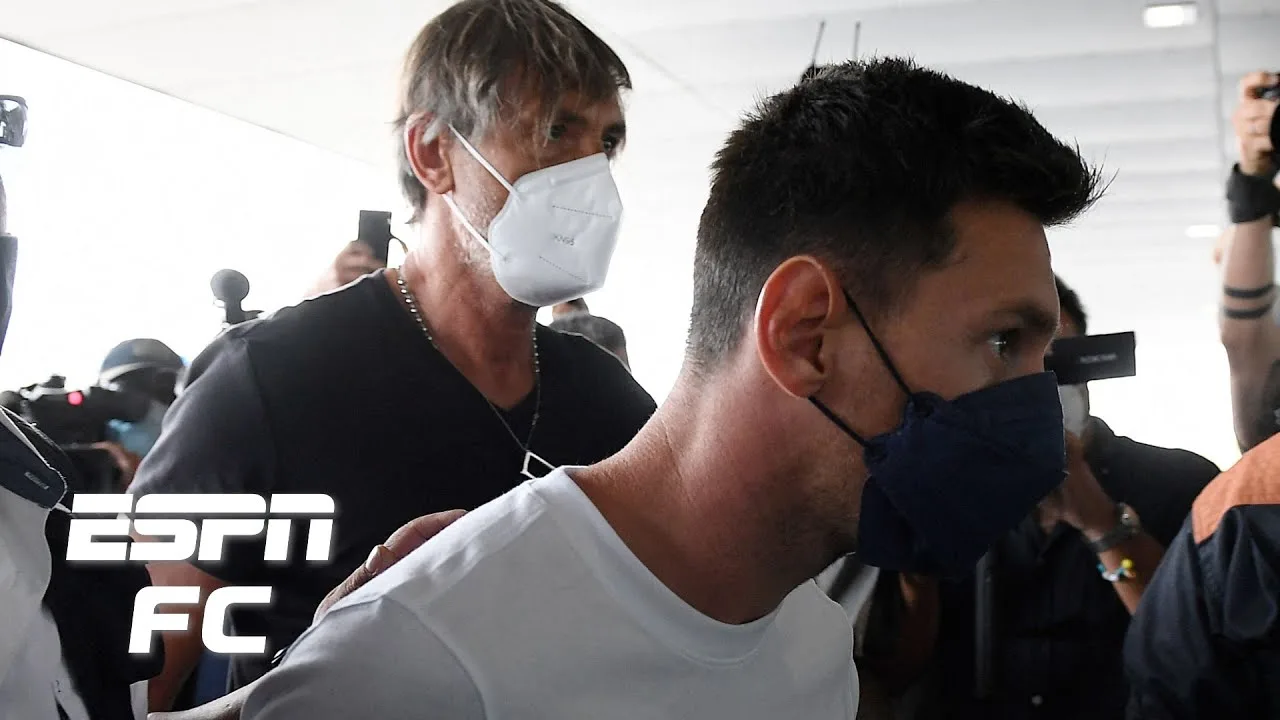 Lionel Messi TRAVELS to France to complete PSG move after