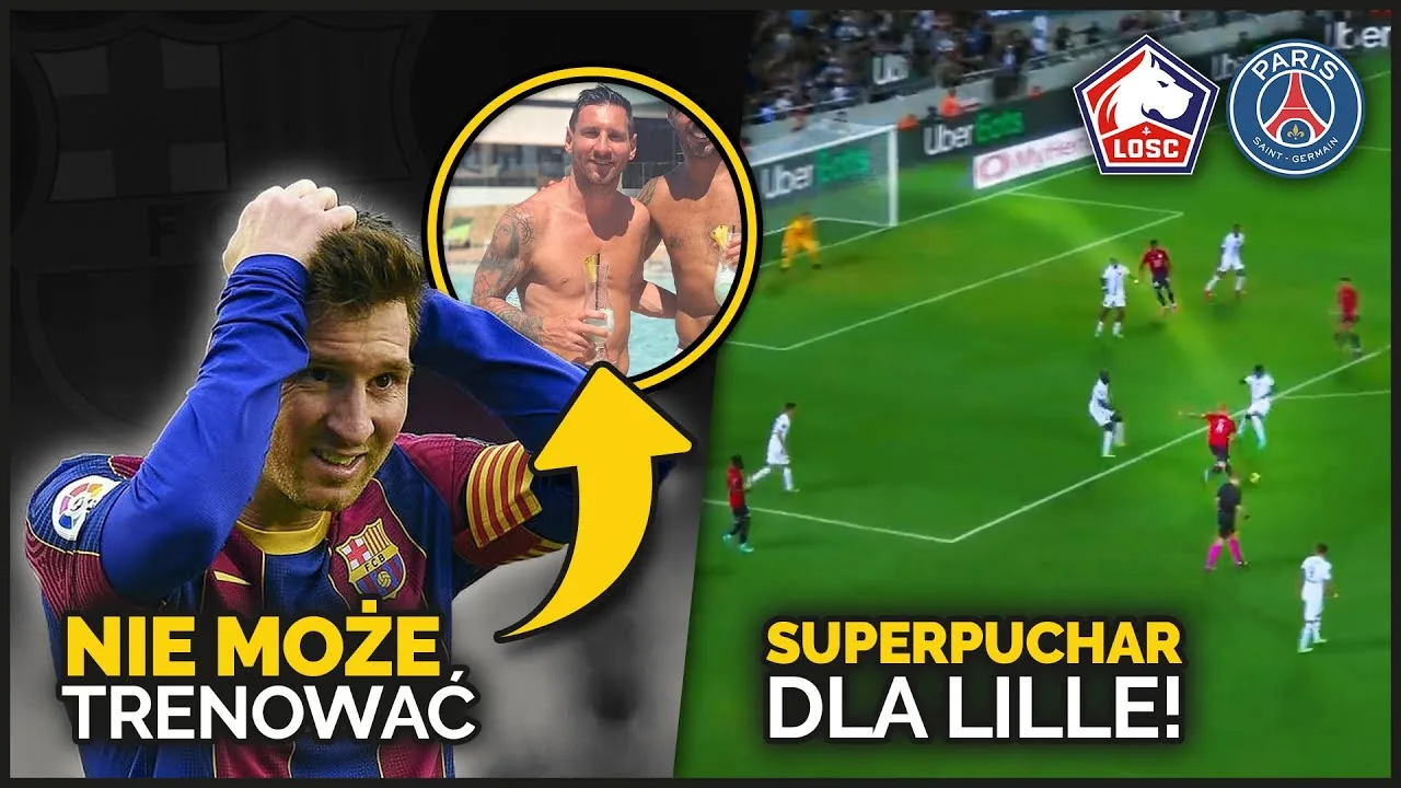 Leo Messi NIE MOŻE TRENOWAĆ w klubie… Lille POKONUJE PSG w