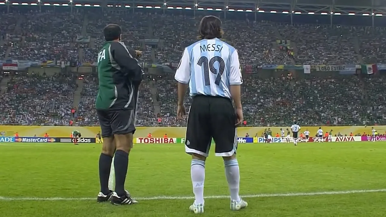 Lionel Messi vs Mexico (World Cup 2006) English Commentary –