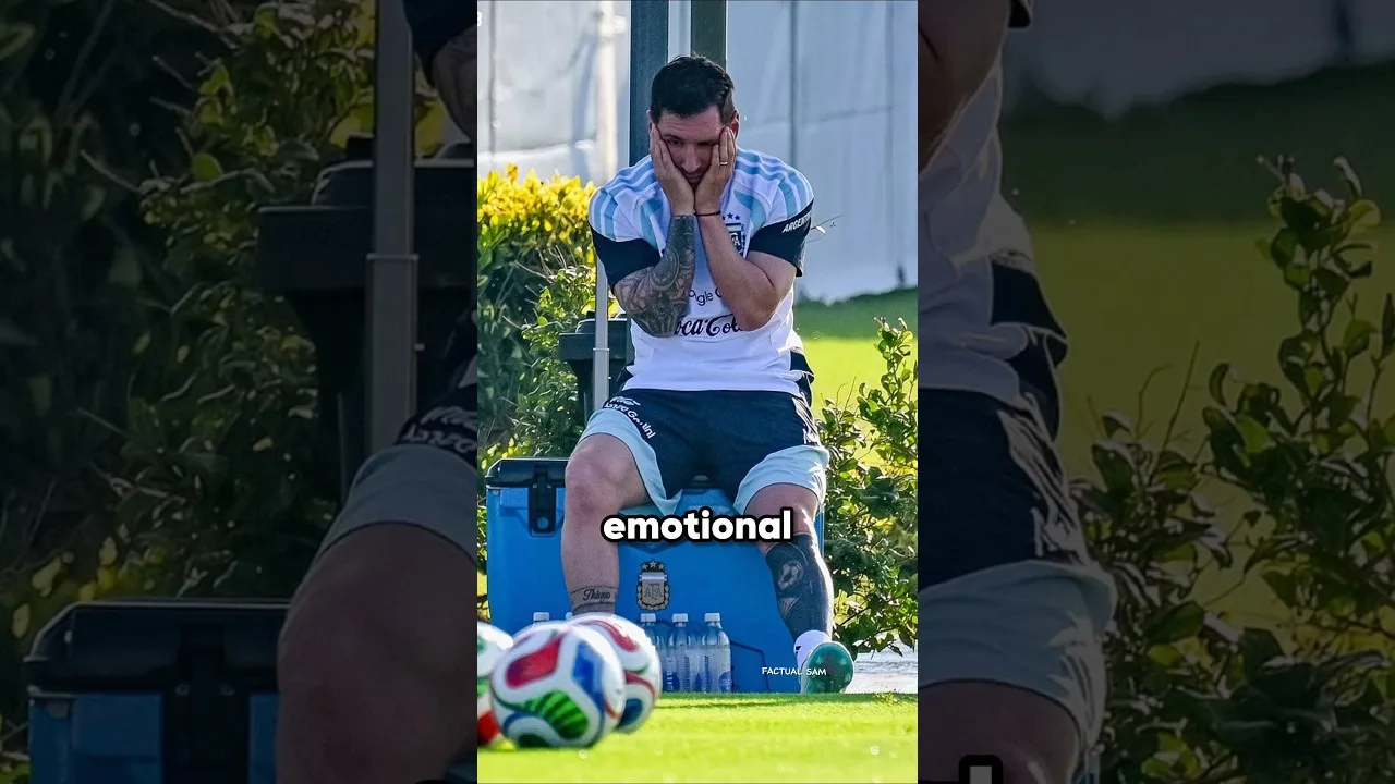 Pourquoi Lionel Messi a-t-il pleuré pendant l’entraînement ? 😱💔/#ytshorts #messi #football #soccer #shorts