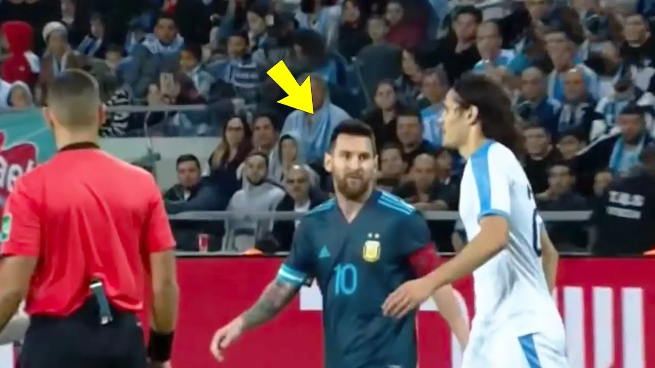 Look at What happened between Lionel Messi & Edinson