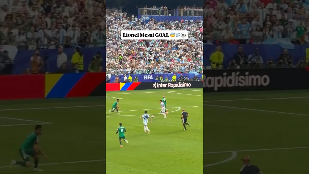 BUT FOLLE de Leo Messi !! Coupe du monde 🇦🇷🏆⚽️ #messi #shorts
