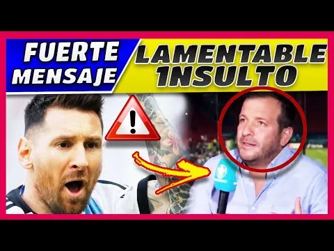 ¡𝘼𝙮 𝙈𝙖𝙙𝙧𝙚! DURO G0LPE A LEO MESSI Antes Del ARGENTINA