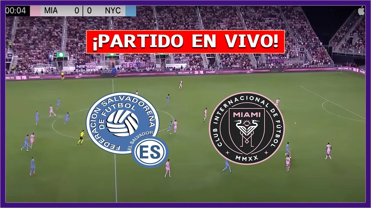 EL SALVADOR vs INTER MIAMI EN VIVOAMISTOSO