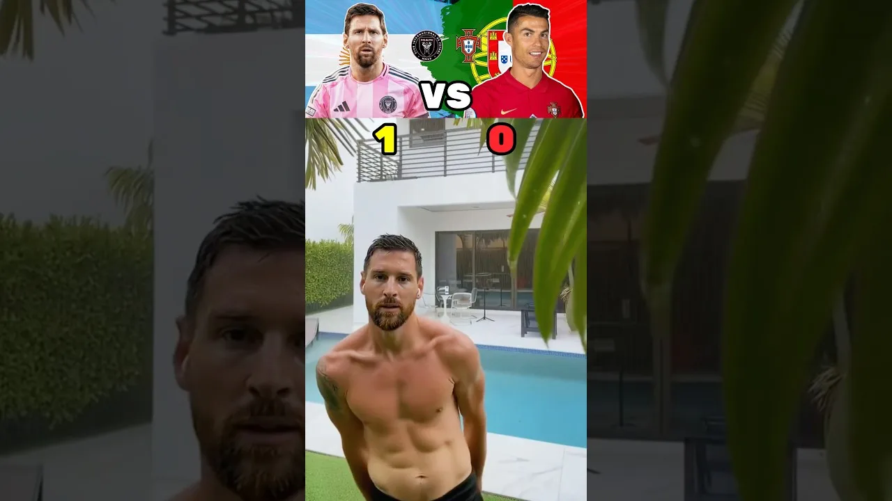 Bataille épique Lionel Messi contre Cristiano Ronaldo