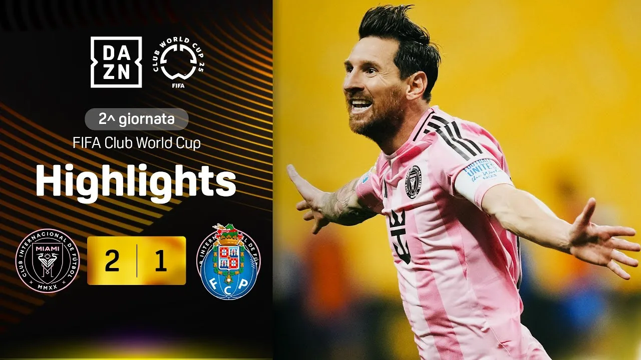 Eternal Messi, L’P Inter Miami Cala The High One: Inter Miami-Porto 2-1 | FIFA CWC | Dazn Saints