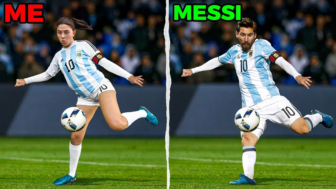 J’ai recréé les meilleurs buts de Messi
