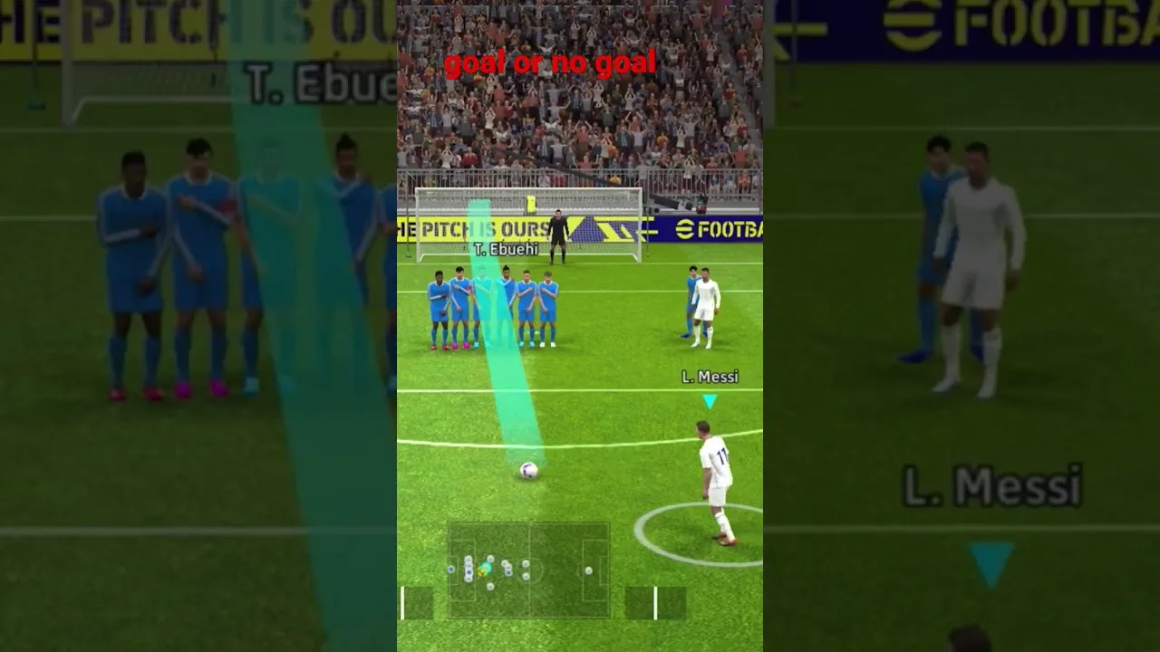 Leo messi free kick goal or no goal