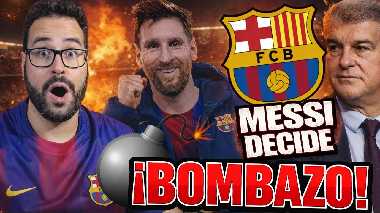 💣BOMBE : LEO MESSI COMMUNIQUE sa DÉCISION de RETOUR au BARÇA