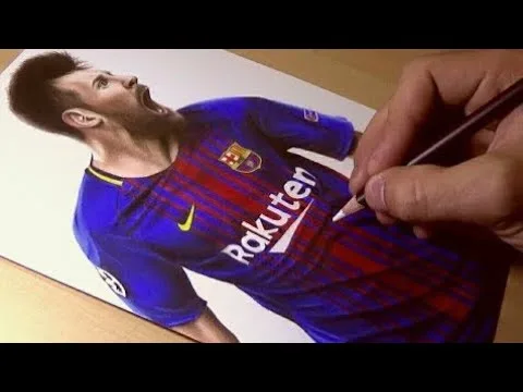 КАК ЛЕГКО НАРИСОВАТЬ ЛЕОНЕЛЯ МЕССИ! | DRAWING LIONEL MESSI