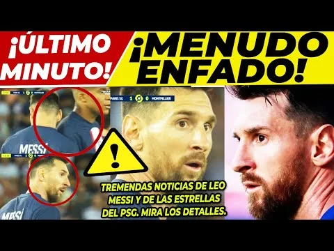 ¡𝘼𝙩𝙚𝙣𝙘𝙞𝙤́𝙣! 𝘽𝙧𝙪𝙩𝙖𝙡 𝙉𝙤𝙩𝙞𝙘𝙞𝙖 De LEO MESSI Y MBAPPÉ, Sale