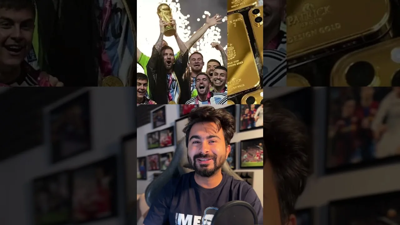 Leo Messi Gifted 35 Gold Plated Iphone 14 To The Argentine